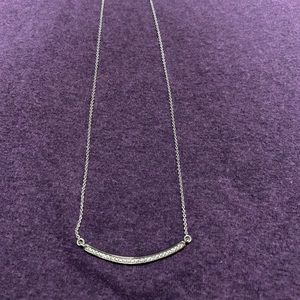 Pave Bar Necklace